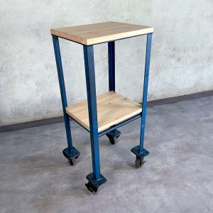 CARRITO ALTO INDUSTRIAL AZUL 2 baldas